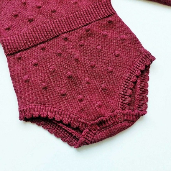 NWT Cat & Jack Knit Romper 6-9 - Picture 2 of 3